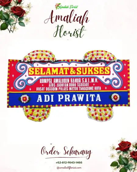 Papan Bunga Ucapan Selamat Cepokolimo